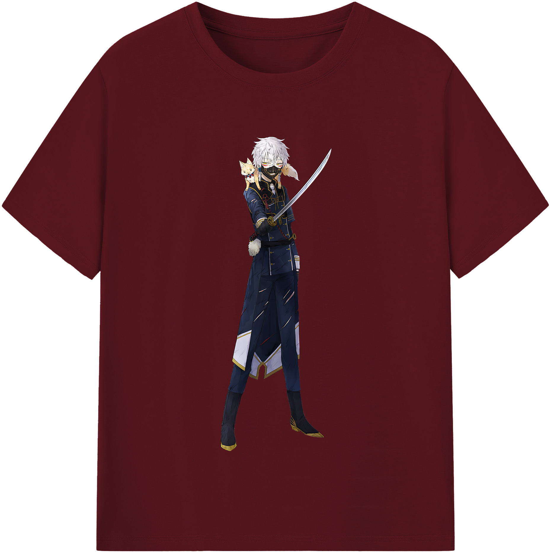 （画像用） 刀剣乱舞 Touken Ranbu 綿100％半袖Tシャツ（フロントプリント）